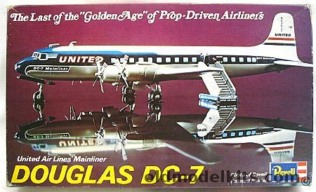 Revell 1/122 Douglas DC-7 United Airlines Mainliner, H168 plastic model kit